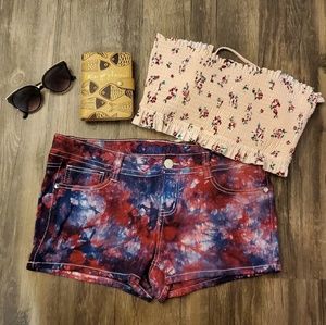 Galactic purple shorts